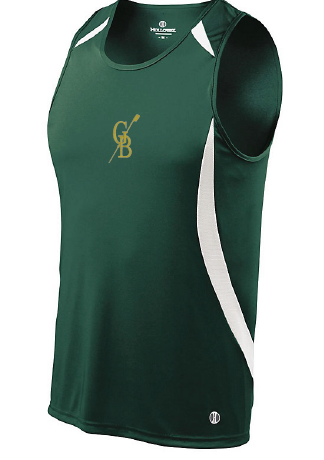Crew Singlet Performance Tank / Forest Green / Great Bridge - Fidgety
