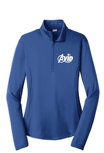 Ladies PosiCharge® Competitor™ 1/4-Zip Pullover / Royal / Plaza AVID - Fidgety