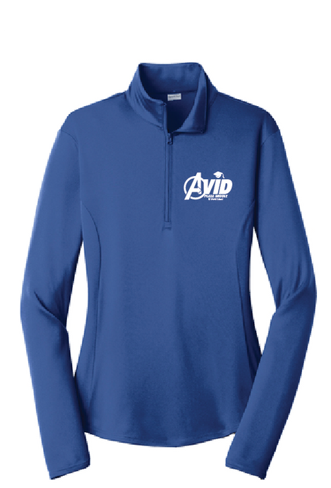 Ladies PosiCharge® Competitor™ 1/4-Zip Pullover / Royal / Plaza AVID - Fidgety