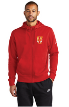 Nike Club Fleece Swoosh Full-Zip Hoodie  / Red / B.O.L.T Toboggan Team