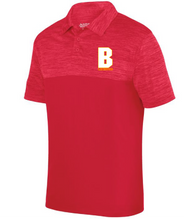 Shadow Tonal Heather Polo / Red / Bayside High School Lacrosse