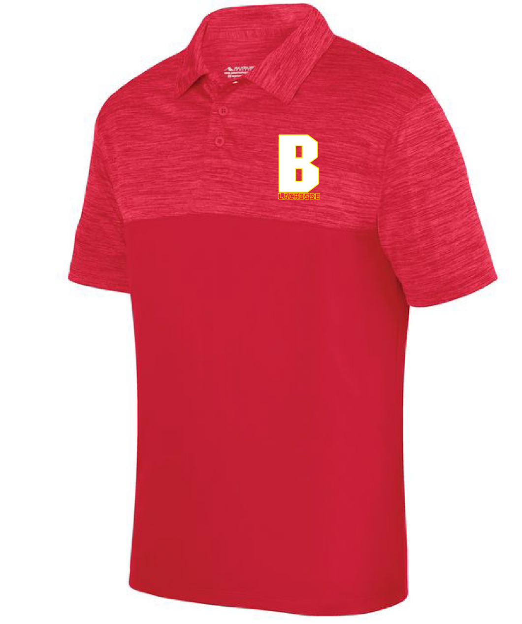 Shadow Tonal Heather Polo / Red / Bayside High School Lacrosse