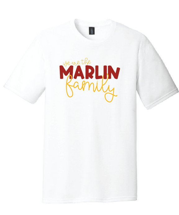 Marlin Family Softstyle Crew T-Shirt (Youth & Adult) / White / Bayside Freshman