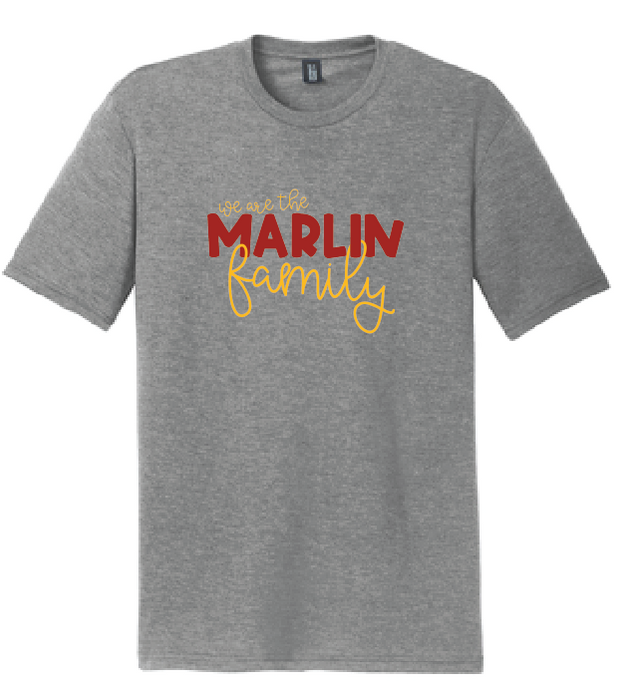Marlin Family Softstyle Crew T-Shirt (Youth & Adult) / Athletic Heather / Bayside Freshman