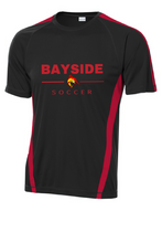 Colorblock PosiCharge Competitor Tee  / Black & True Red / Bayside High School Soccer