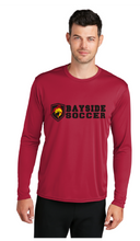 Performance Long Sleeve Tee / Red / Bayside High School Men's Soccer