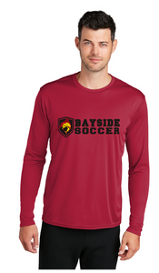 Performance Long Sleeve Tee / Red / Bayside High School Men's Soccer