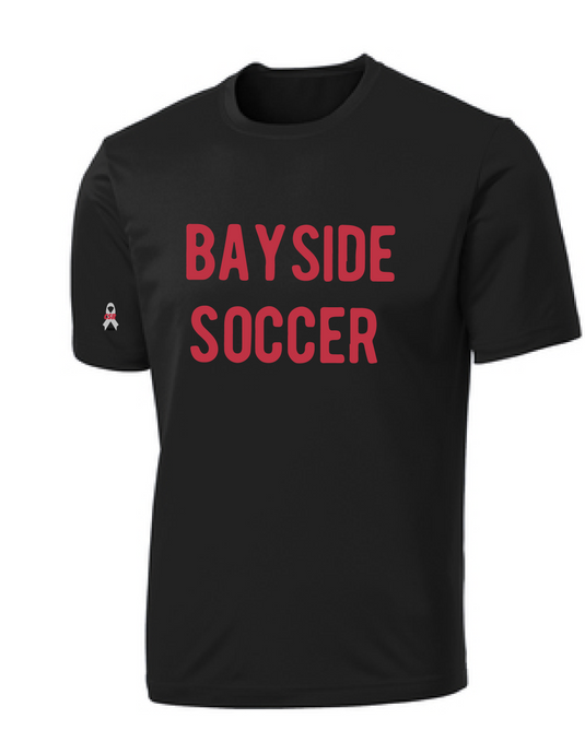 Warm up - Performance T-Shirt / Black / Bayside High School Girls Soccer