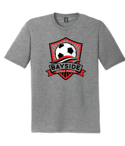 Soccer Short Sleeve T-Shirt / Heather Gray / Bayside Soccer - Fidgety
