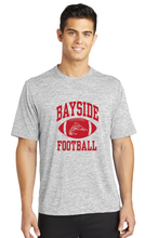 Heather Electric Performance Tee / Silver / Bayside High School Football