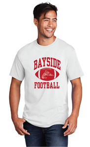 Cotton Core T-Shirt (Youth & Adult) / White / Bayside High School Football