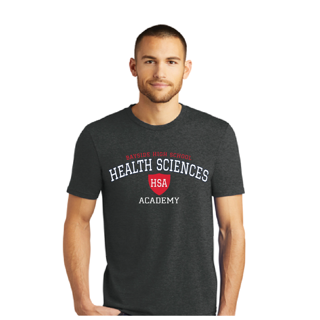 Perfect Tri Tee / Black Frost / Bayside Health Sciences Academy