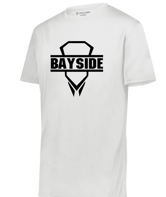 Momentum Performance T-Shirt / White / Bayside High School Boys Lacrosse