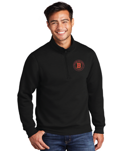 Fleece 1/4-Zip Pullover Sweatshirt / Black / Bayside High School Sports Medicine