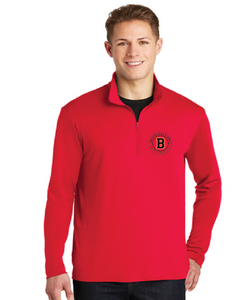 PosiCharge 1/4-Zip Pullover / Red / Bayside High School Sports Medicine