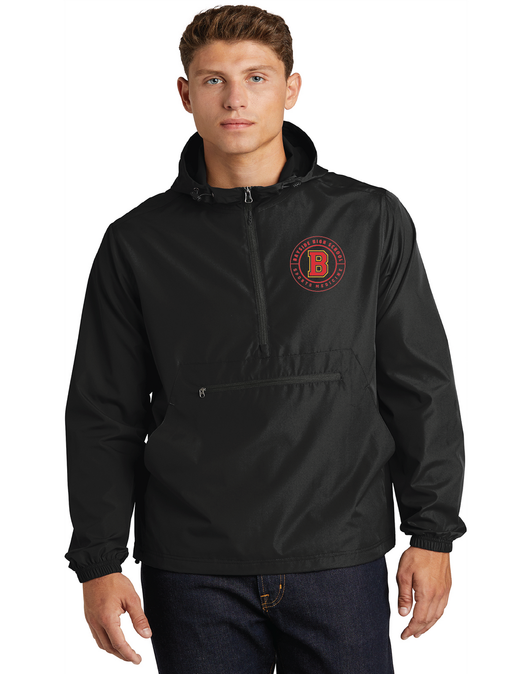 Packable Anorak / Black / Bayside High School Sports Medicine