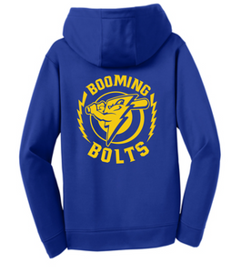 Dri-Fit Hooded Sweatshirt (Youth & Adult) / Royal / Booming Bolts - Fidgety