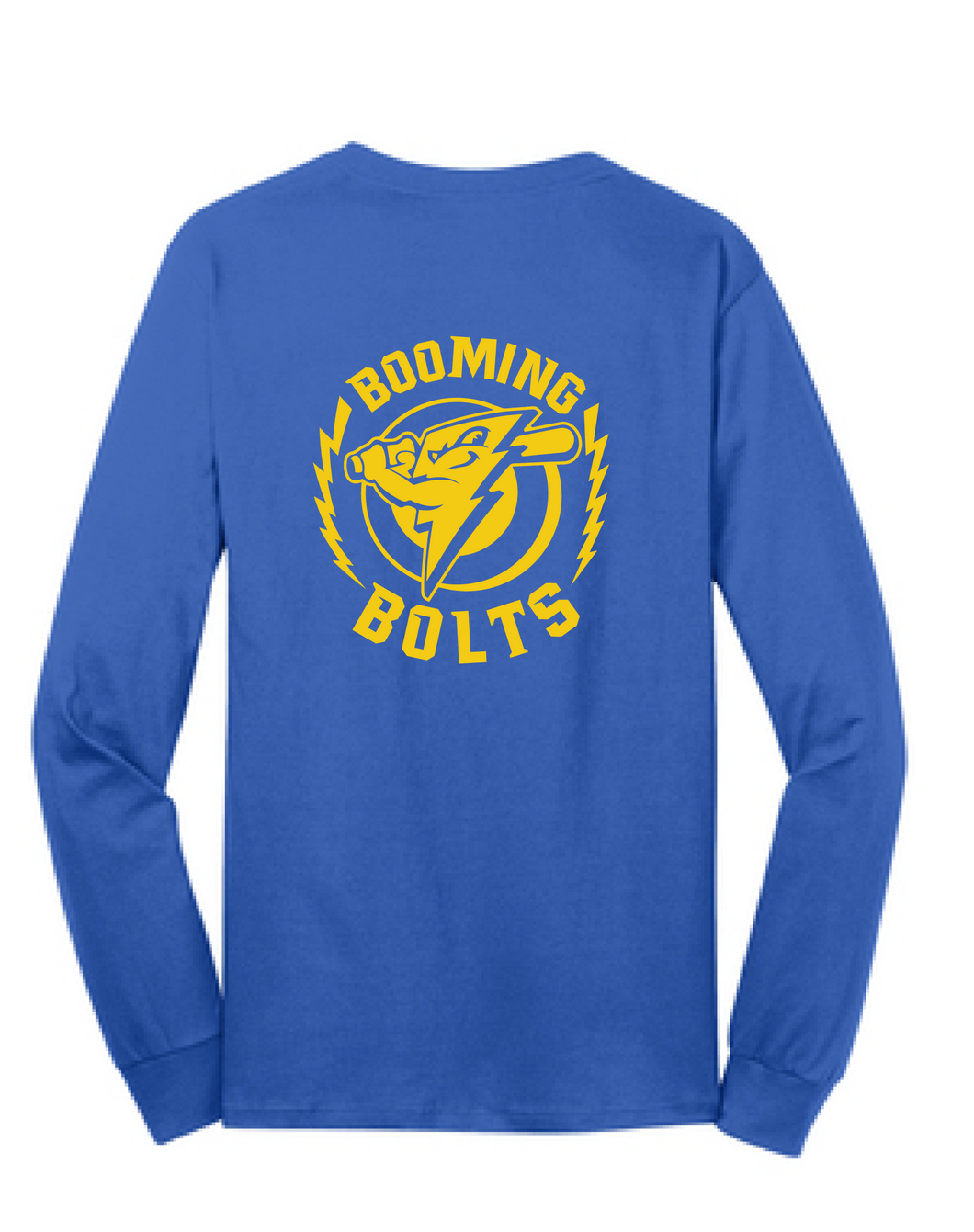 Long Sleeve Softstyle T-shirt (Youth & Adult) / Royal / Booming Bolts - Fidgety