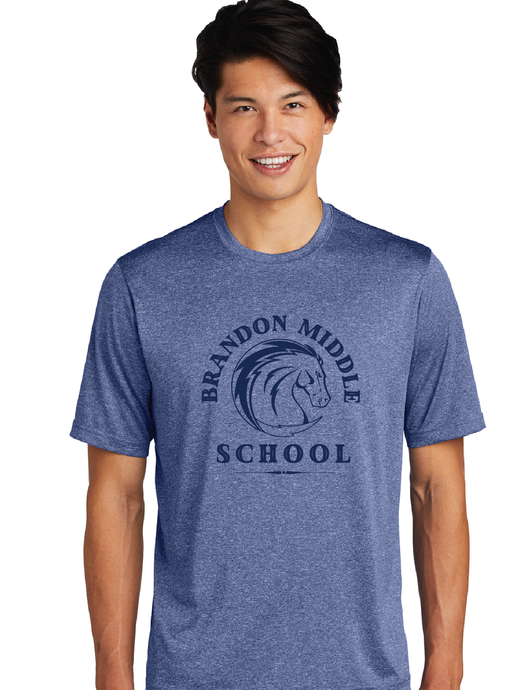 Heather Contender Tee (Youth & Adult) / Royal Heather / Brandon Middle School