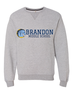 Sofspun Crewneck Sweatshirt / Grey / Brandon Middle School Staff