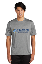 Heather Contender Tee / Grey Heather / Brandon Middle School Staff