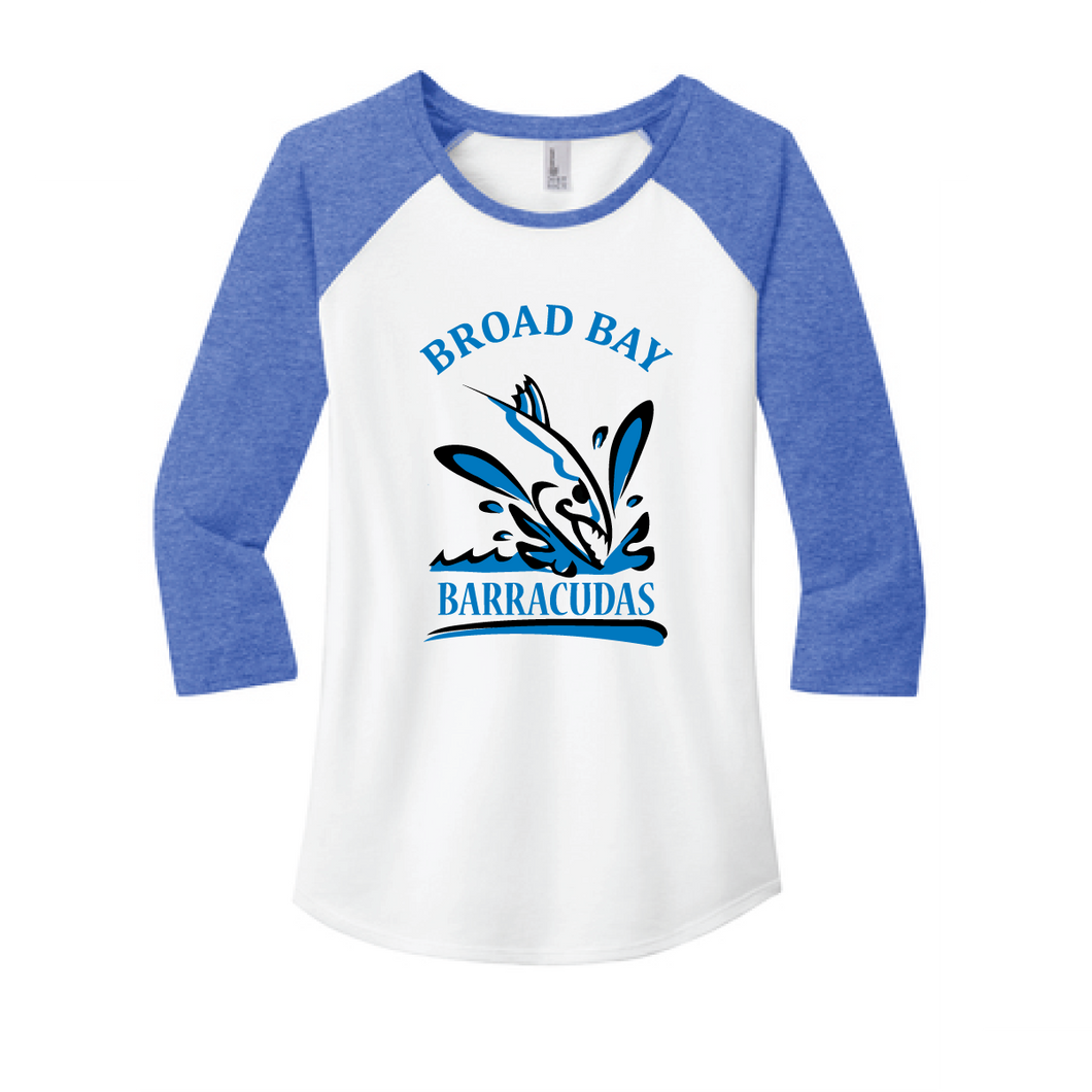 Baseball T-shirt (Youth & Adult) / Royal & White / Broad Bay Swim - Fidgety