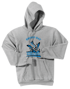 Fleece Pullover Hooded Sweatshirt (Youth & Adult) / Ash Gray / Broad Bay Swim - Fidgety