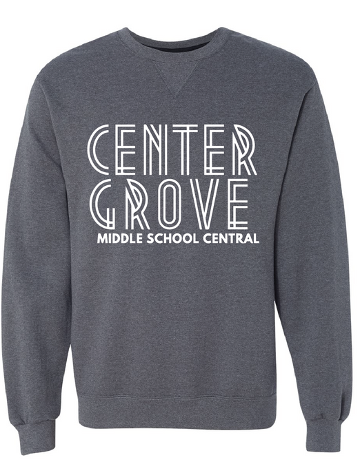 Sofspun Crewneck Sweatshirt / Charcoal Heather / Center Grove Middle School