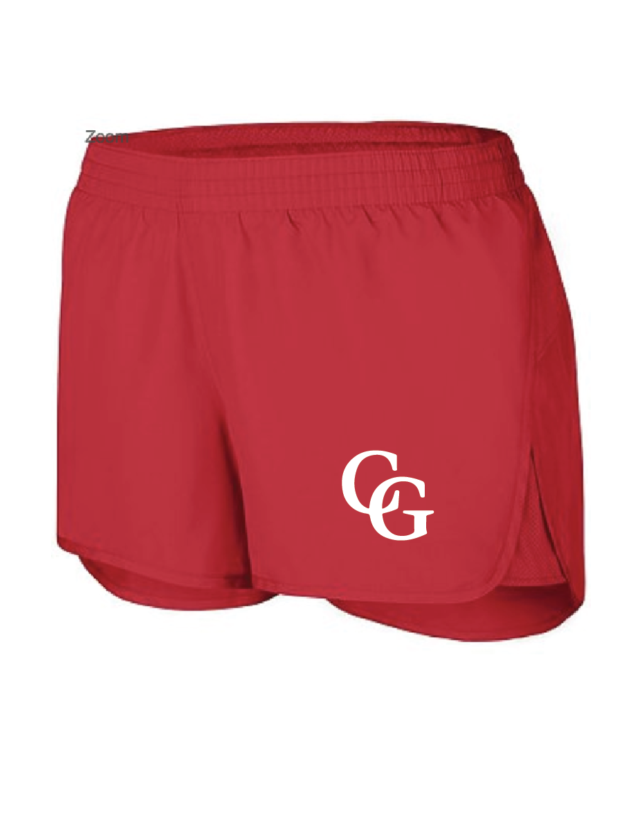 Wayfarer Shorts / Red / CG Soccer