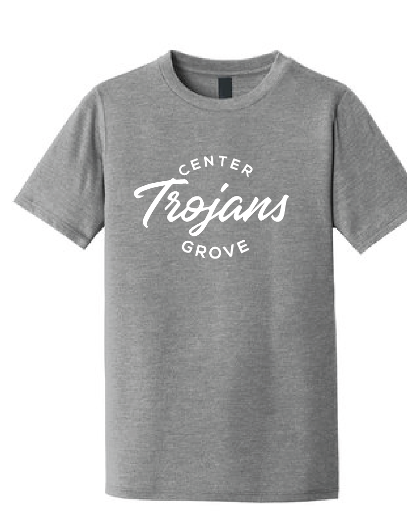 CG Trojans Soft Style T-Shirt / Heather Grey / Center Grove Soccer