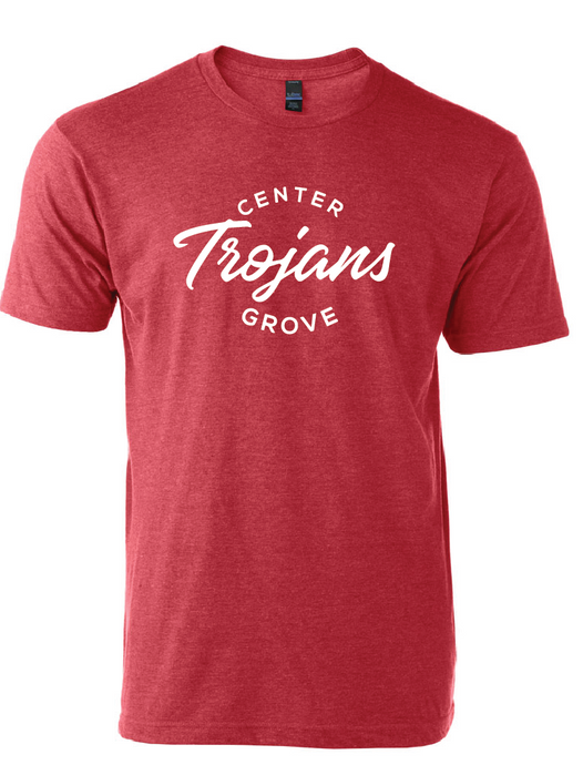 Center Grove Trojans Soft Style T-Shirt / Heather Red / Center Grove