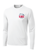 Long Sleeve Performance T-Shirt / White / Cape Henry Soccer