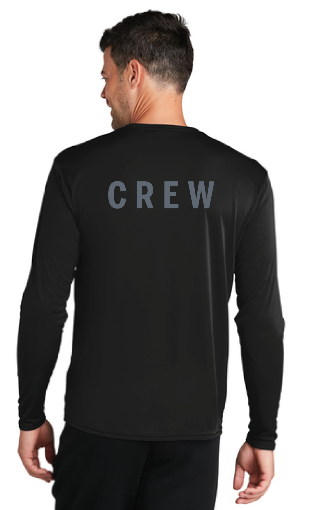 Long Sleeve Performance Tee / Black / Cape Henry Collegiate Theater CREW