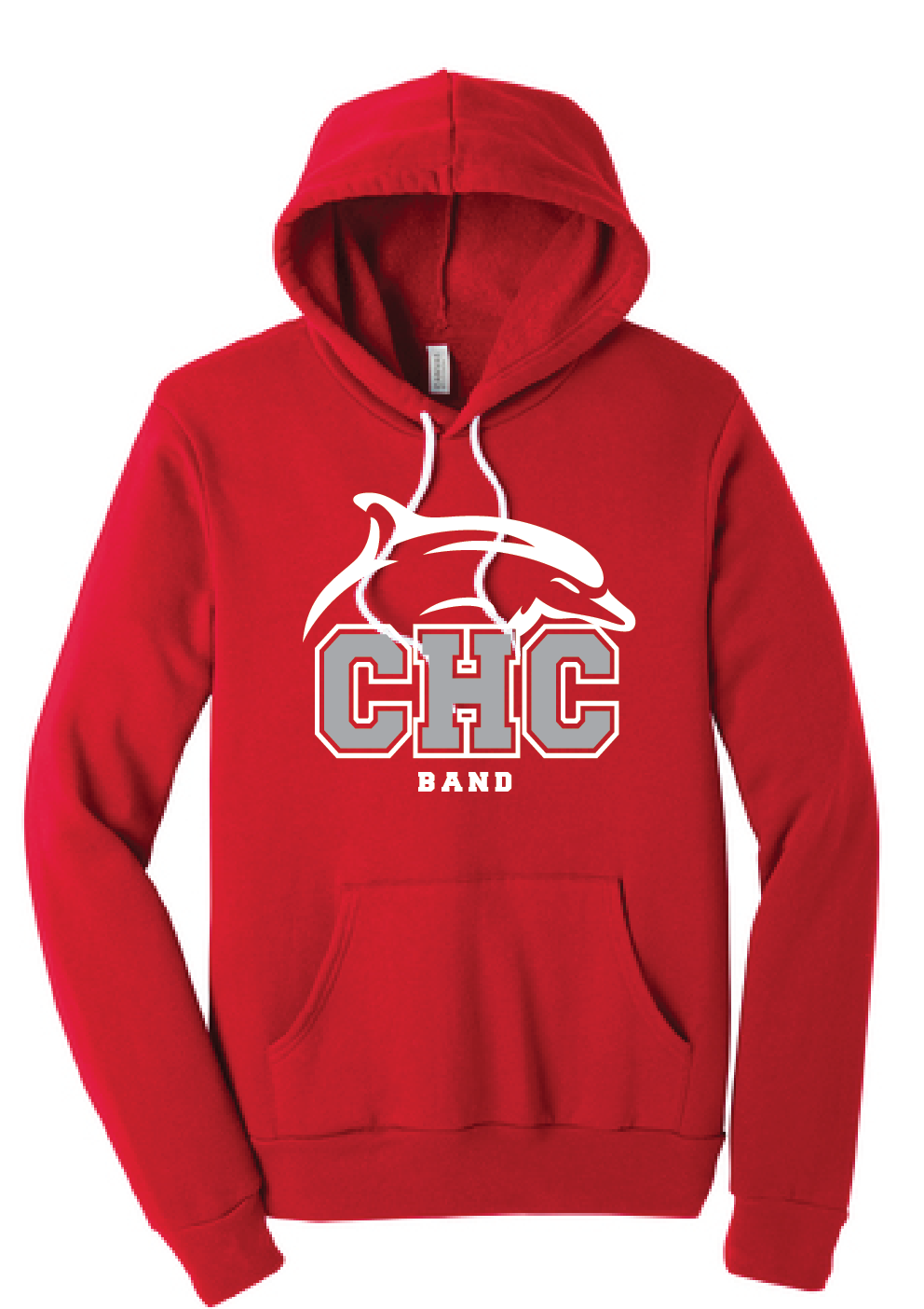 Unisex Sponge Fleece Hoodie / Red / Cape Henry Collegiate Band