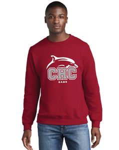 Fleece Crewneck Sweatshirt / Red / Cape Henry Collegiate Band