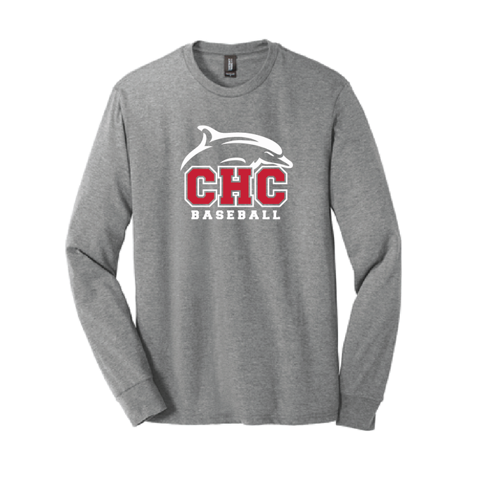 Perfect Tri Long Sleeve Tee / Grey Frost  / Cape Henry Collegiate Baseball