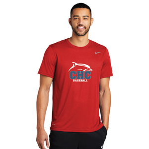 Dri-FIT Cotton/Poly Tee / University Red  / Cape Henry Collegiate Baseball