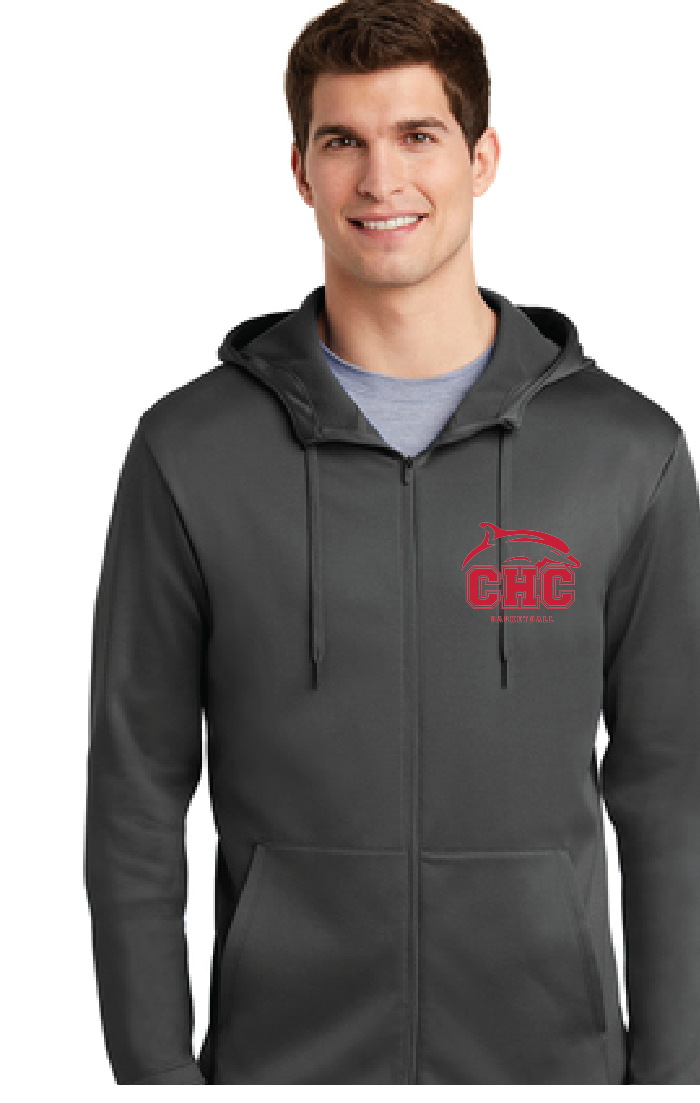 Therma-FIT Full-Zip Fleece Hoodie / Anthracite / Cape Henry Collegiate Basketball