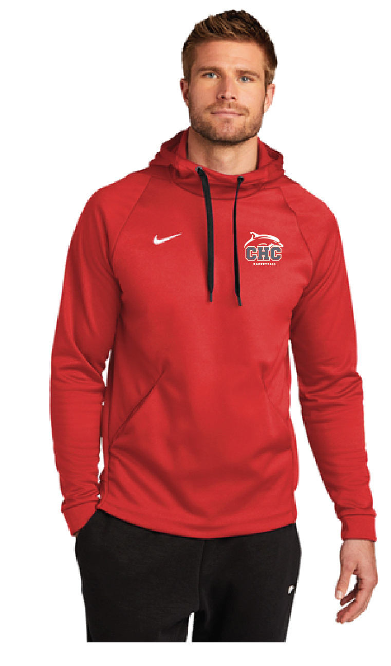 Therma-FIT Pullover Fleece Hoodie / Red / Cape Henry Collegiate Basketball