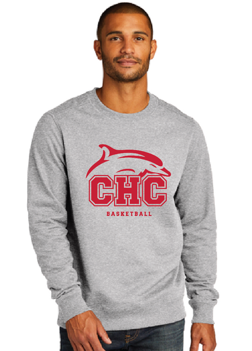 Core Fleece Crewneck Sweatshirt / Athletic Heather / Cape Henry Collegiate Basketball