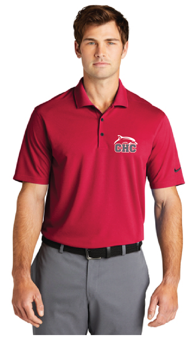 Dri-FIT Micro Pique 2.0 Polo / University Red / Cape Henry Collegiate Basketball