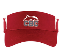 Colorblock Visor / Red / Cape Henry Collegiate Basketball