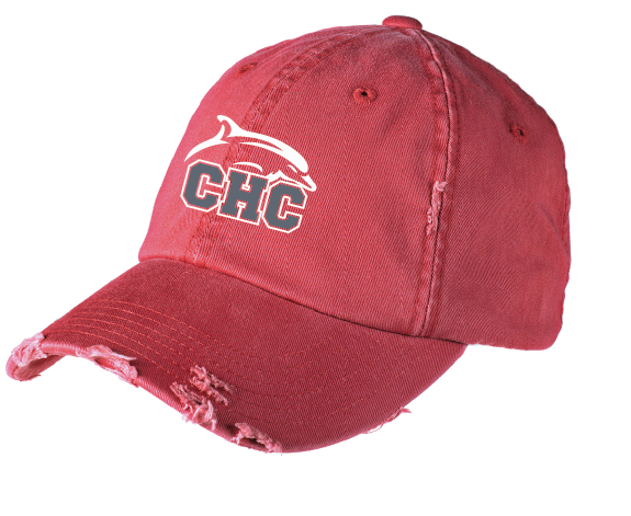 Distressed Cap / Dashing Red / Cape Henry Collegiate Basketball