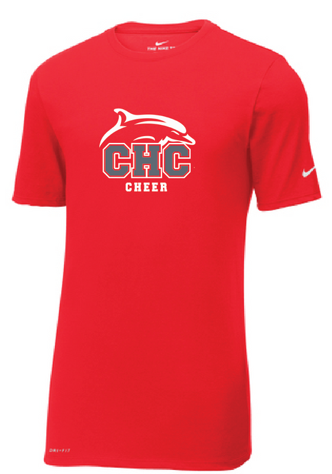 Dri-FIT Cotton/Poly Tee / University Red / Cape Henry Collegiate Cheer