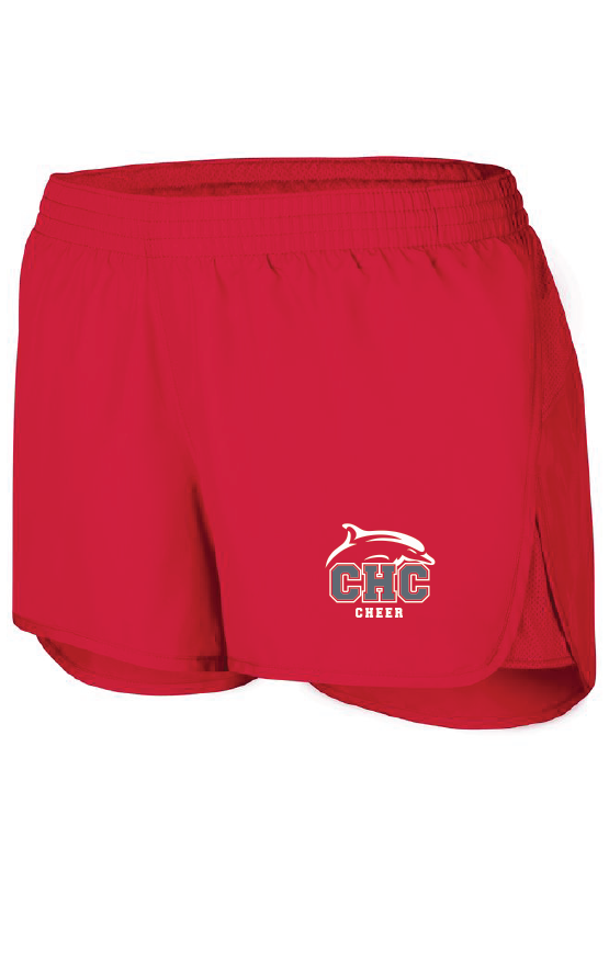 Women's Wayfarer Shorts / True Red / Cape Henry Collegiate Cheer