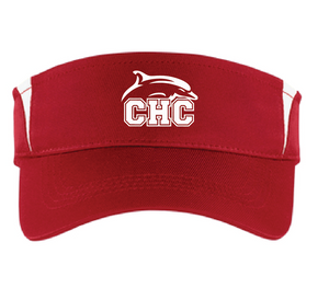 Colorblock Visor / Red / Cape Henry Collegiate Baseball
