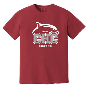 Heavyweight Ring Spun Tee / Crimson / Cape Henry Collegiate Chorus