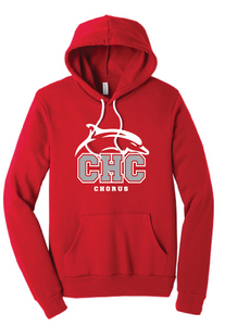 Unisex Sponge Fleece Hoodie / Red / Cape Henry Collegiate Chorus