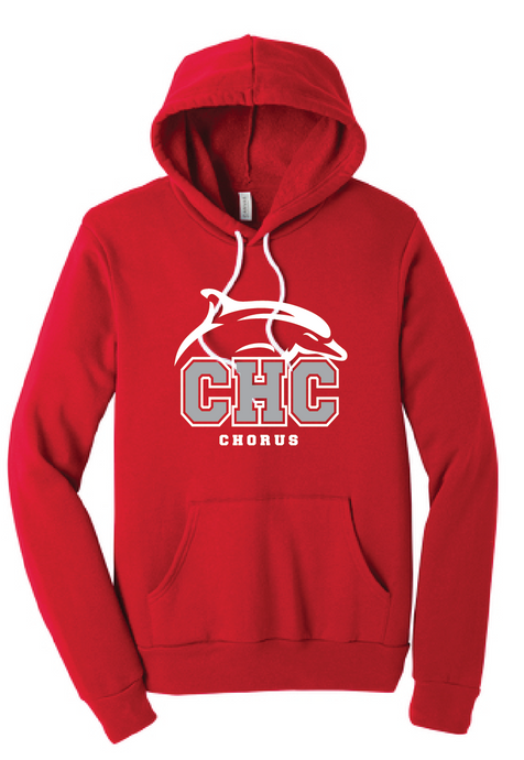 Unisex Sponge Fleece Hoodie / Red / Cape Henry Collegiate Chorus