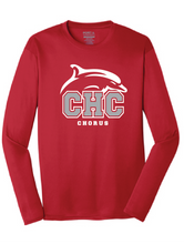 Long Sleeve Performance Tee / Red / Cape Henry Collegiate Chorus